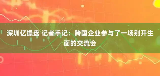 深圳亿操盘 记者手记：跨国企业参与了一场别开生面的交流会